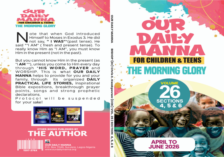 Our Daily Manna for Children and Teens – April – June 2026